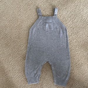 Angel dear grey overall 6-12 months